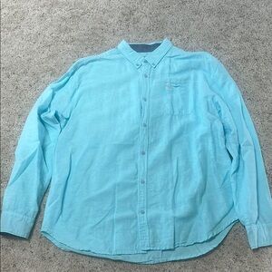 Men's Light Blue Shirt button down